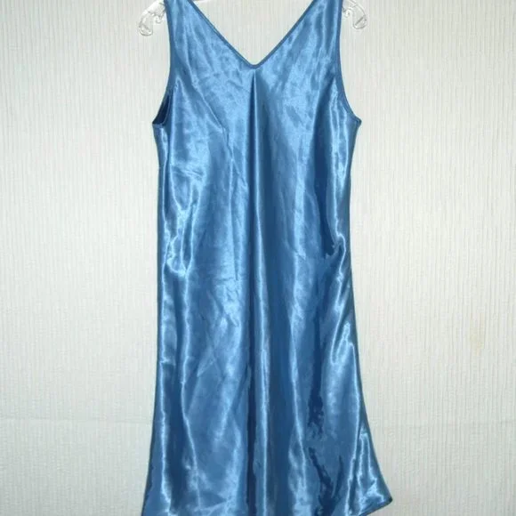 Women's Satin Underwear Sleepwear Night Dress - Picture 3 of 3